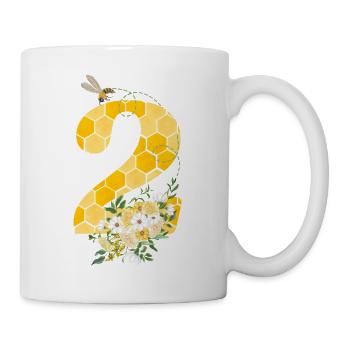 2nd Anniversary Bee - Mug - white - Right