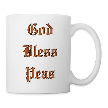 GodBlessPeas - Mug - white - Right