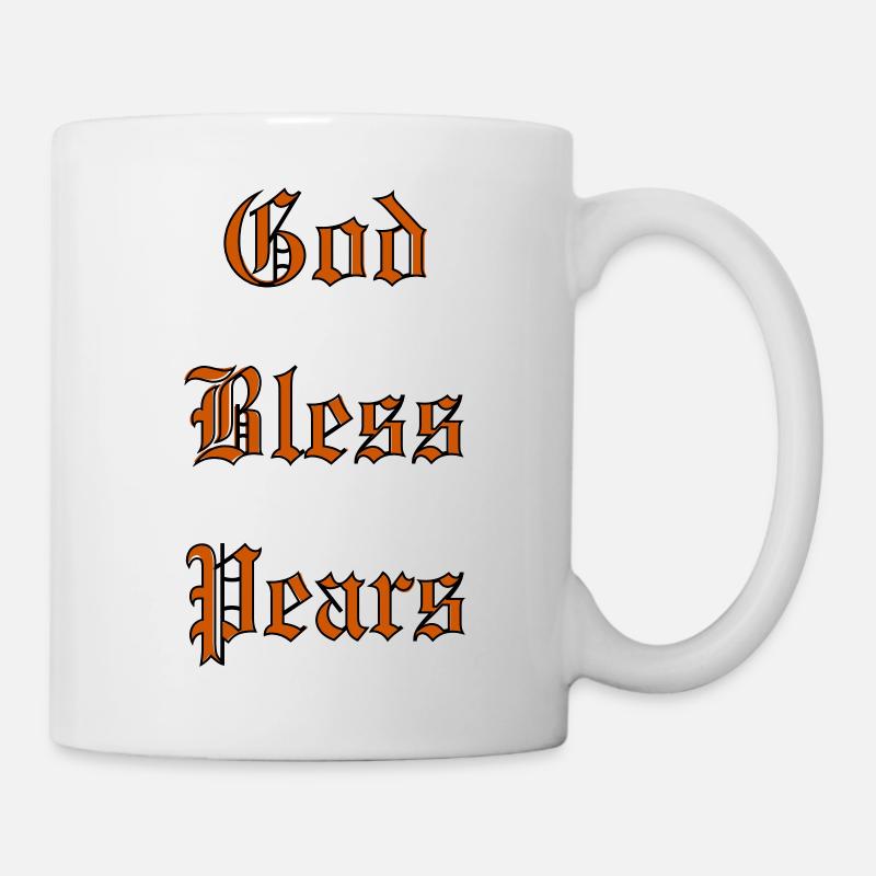 GodBlessPears - Tasse - Weiß