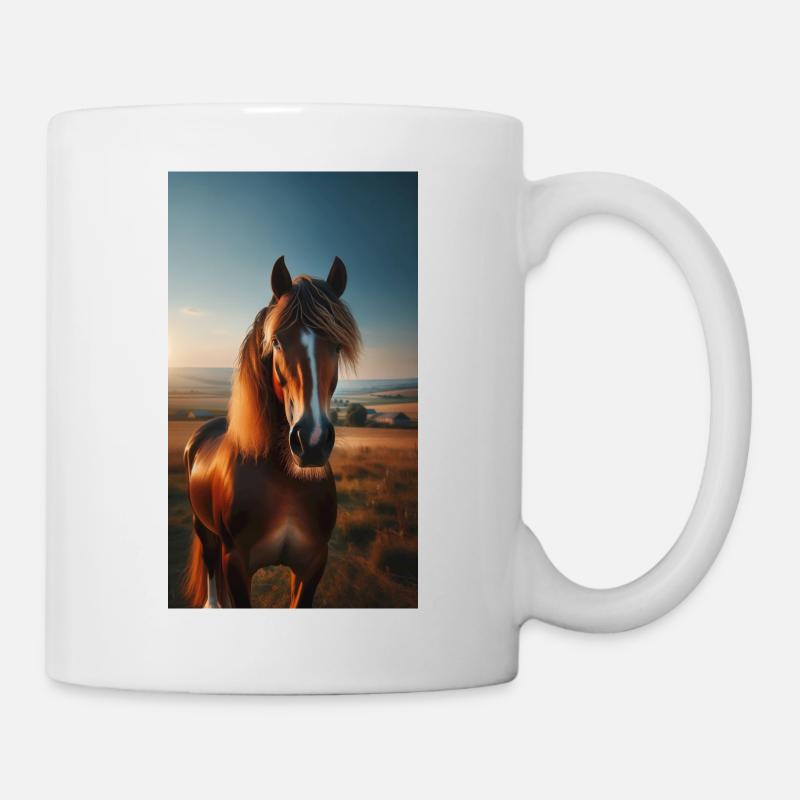 Cheval - Mug blanc - blanc