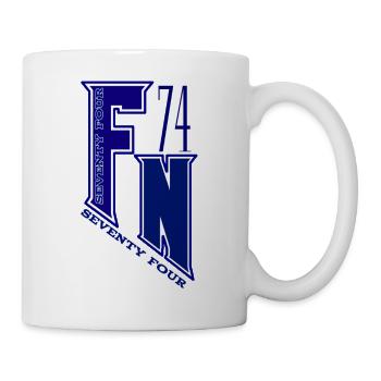 FN SEVENTY FOUR bleu - Mug blanc - blanc - Droite
