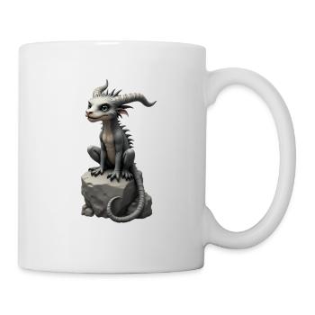 Monster on Stone 2 - Tasse - Weiß - Rechts