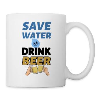 Save Water, Drink Beer - Mug - white - Right