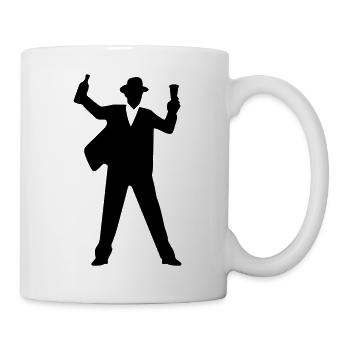 Booze Silhouette Party - Mug - white - Right
