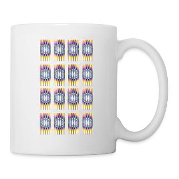 Hypnotisches Design Typ-1 - Tasse - Weiß - Rechts
