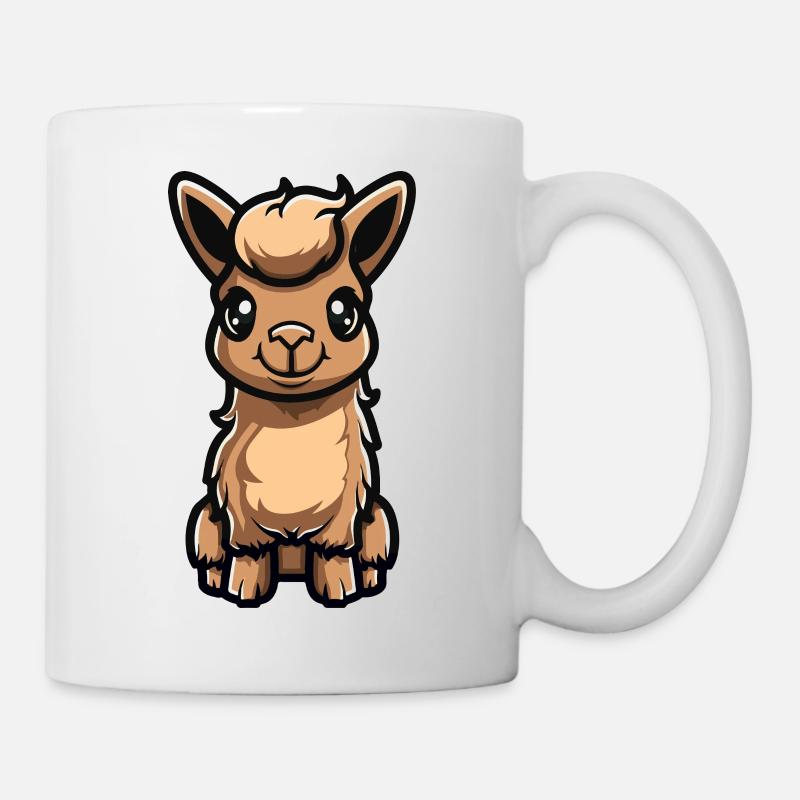 lama al paka - Tasse - Weiß