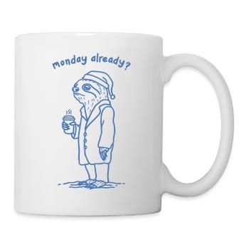 Sleepy Monday - Mug - white - Right