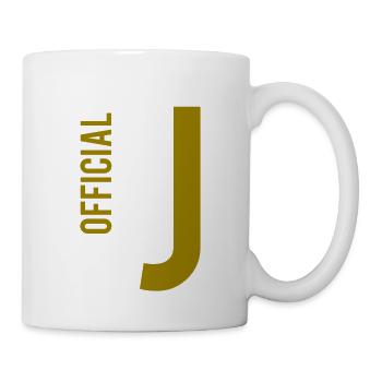 Officiel DJ Music Party Célébration Texte Logo Lettrage - Mug blanc - blanc - Droite