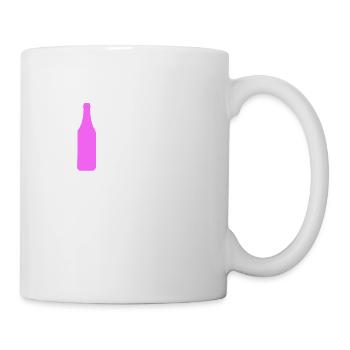 Femme Enterrement de vie de jeune fille Bouteille Fête - Mug blanc - blanc - Droite