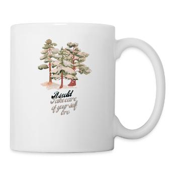 It's cold,take care - Mug - white - Right