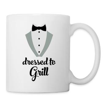 Funny cooking apron for men - Mug - white - Right
