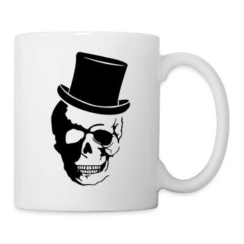 Skull Cylinder - Mug - white - Right