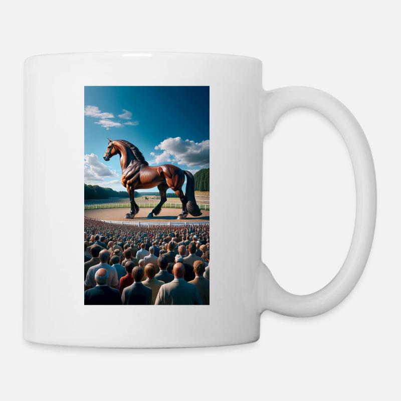 Trotting horse - Mug - white