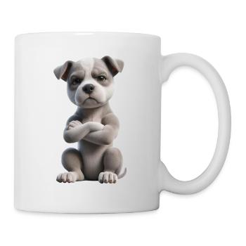 Hund grimmig 2 - Tasse - Weiß - Rechts