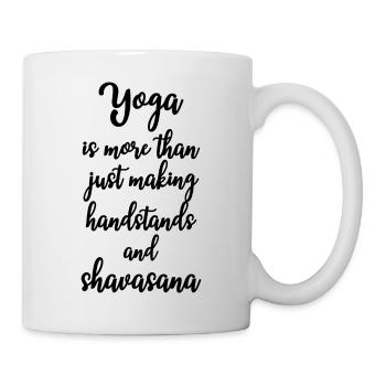 Yoga Meditation Spa Namaste - Tasse - Weiß - Rechts