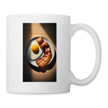 Bacon and eggs - Mug - white - Right