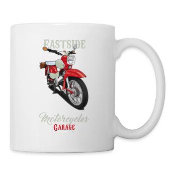 Étoile (rouge) // Illustration - Mug blanc - blanc - Droite