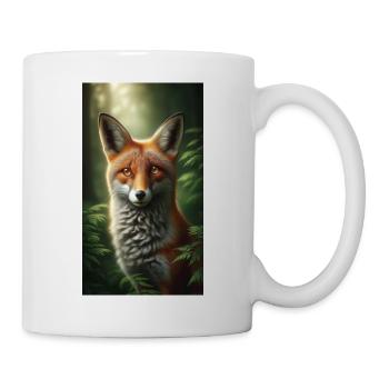 Fuchs - Tasse - Weiß - Rechts