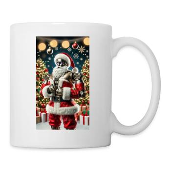 Weihnachtsmann - Tasse - Weiß - Rechts