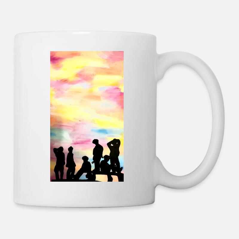 Silluette - Mug blanc - blanc