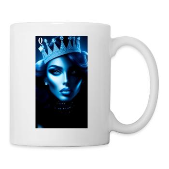 Rigged Poker - Dame de carreau - Mug blanc - blanc - Droite