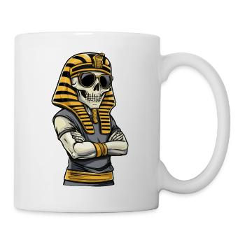 Pharao Skull - Tasse - Weiß - Rechts