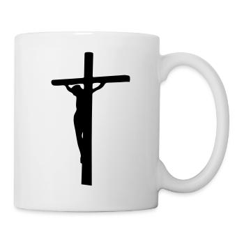 cross jesus - Mug - white - Right