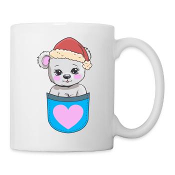 Enfant Enfants Père Noël Père Noël Teddy - Mug blanc - blanc - Droite
