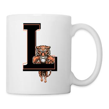 Letter l tiger - gift idea - Mug - white - Right