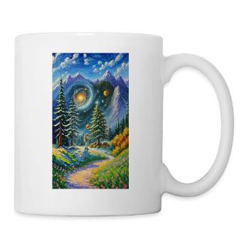 Christmas Tree in Space Christmastree in Space - Mug - white - Right