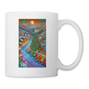 Weihnachtstage Dorf Christmas Days Village - Mug - white - Right
