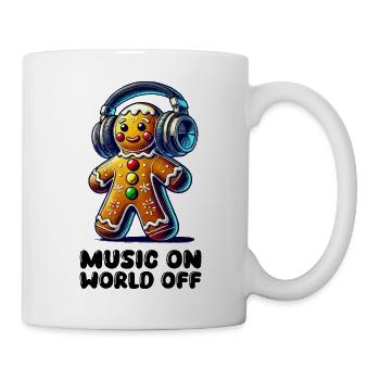 Gingerbread Music - Tasse - Weiß - Rechts
