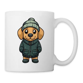 Labrador Dog Cartoon - Mug - white - Right
