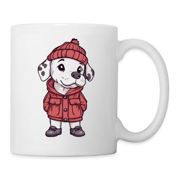 Great Dane Dog Cartoon - Mug - white - Right