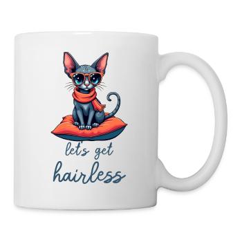 Sphyny Nacktkatze Nackt Katze Perser Katze - Tasse - Weiß - Rechts