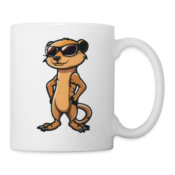 Meerkat Comic Cool - Mug - white - Right