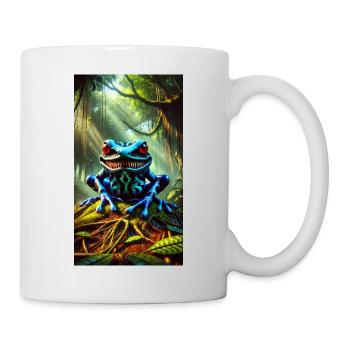 Amazonas-Frosch - Tasse - Weiß - Rechts