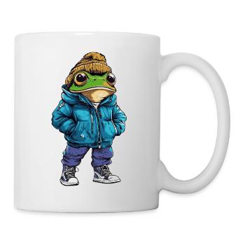Frog Funny Winter - Mug - white - Right