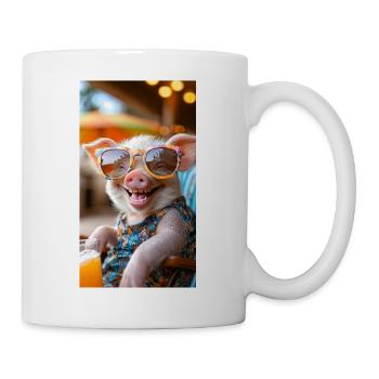 Tropical Piggy Vibes - Mug - white - Right