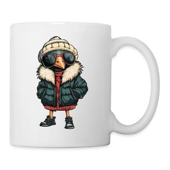 Strauß Cool Comic - Tasse - Weiß - Rechts