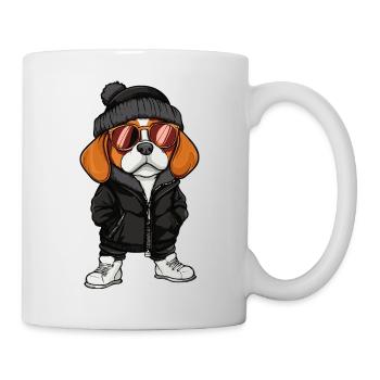Beagle Dog Cool Comic - Mug - white - Right