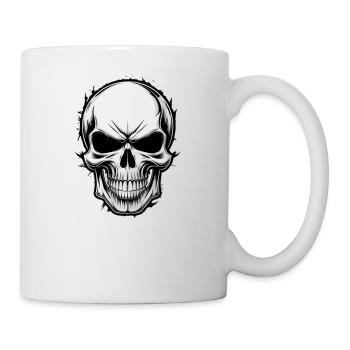 Rock Music Skull - Mug - white - Right
