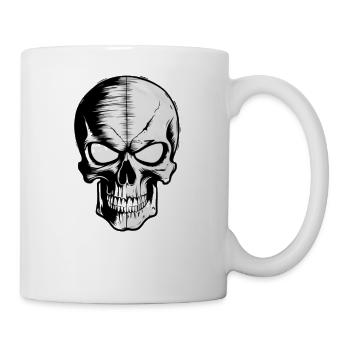 Rock Music Skull - Mug - white - Right