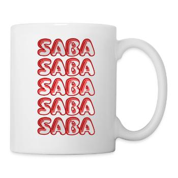 Saba as a journey - Mug - white - Right