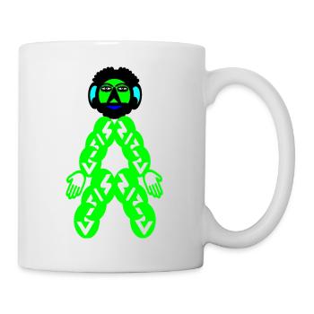 Yahoo - Mug blanc - blanc - Droite