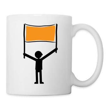 Demonstration strike - Mug - white - Right