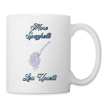 More Spaghetti Upsetti Chef Print - Mug - white - Right