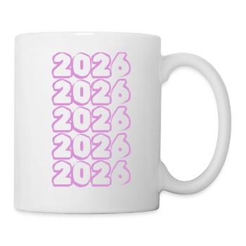 Rosa 2026 - Mug blanc - blanc - Droite