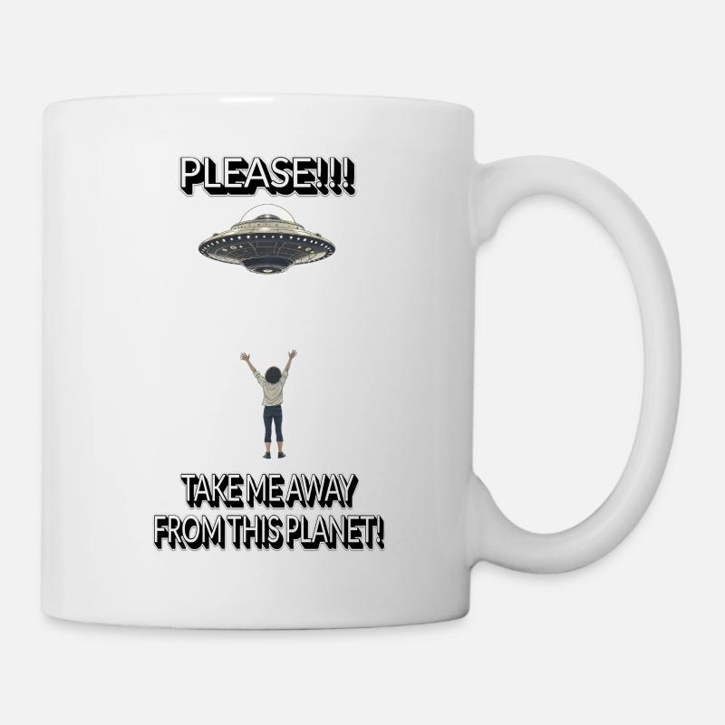 Take me away - Mug - white