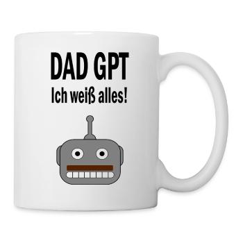 DAD GPT - Ich weiß alles! - Tasse - Weiß - Rechts